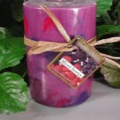 Mixed Berry Berry Scented Round Pillar Candle 23 Oz.