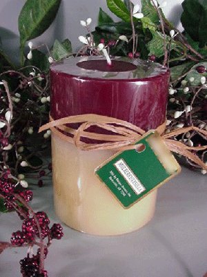 Mulberry/Vanilla Specialty Scented Round Pillar Candle 16 Oz.