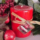 Apple Cider Holiday Scented Round Pillar Candle 23 Oz.