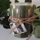 Pear Glaze Scented Round Pillar Candle 16 Oz.