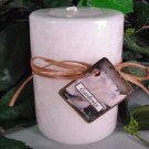 Gardenia Scented Round Pillar Candle 16 Oz.