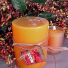 Mango Scented Round Pillar Candle 16 Oz.