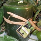 Lime Scented Round Pillar Candle 16 Oz.