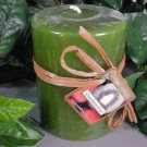 Strawberry Kiwi fruit Scented Round Pillar Candle 23 Oz.