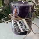 Muscadine fruit Scented Round Pillar Candle 23 Oz.