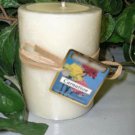 Carnation Floral Scented Round Pillar Candle 23 Oz.