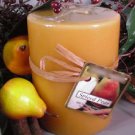 Spiced Pear Bakery Scented Round Pillar Candle 16 Oz.
