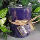 Blueberry Scented Round Pillar Candle 16 Oz.