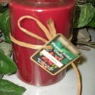 Cranberry Scented Round Pillar Candle 16 Oz.