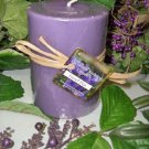 Sweet Pea Scented Round Pillar Candle 16 Oz.