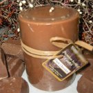 Dark Chocolate Scented Round Pillar Candle 23 Oz.