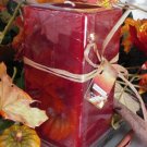Pumpkin Spice Bakery Scented Square Pillar Candle 26 Oz.