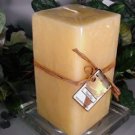 Vanilla Specialty Scented Square Pillar Candle 26 Oz.