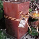 Fresh Brewed Coffee Scented Square Pillar Candle 26 Oz.