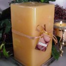 Spiced Cookie Bakery Scented Square Pillar Candle 26 Oz.