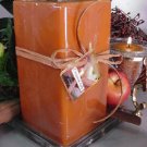 Cinnamon Apple Bakery Scented Square Pillar Candle 26 Oz.