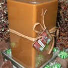 Chocolate Mint Scented Square Pillar Candle 26 Oz.