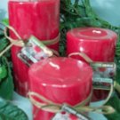Fresh Floral Scented Round Pillar Set of 3 (13,16 and 23 Oz. Size)