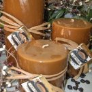 Cafe Mocha Scented Round Pillar Set of 3 (13,16 and 23 Oz. Size)