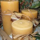 Spiced Cookie Scented Round Pillar Set of 3 (13,16 and 23 Oz. Size)
