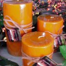 Serenity Aromatherapy Scented Round Pillar Set of 3 (13,16 and 23 Oz. Size)