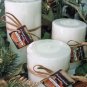 Evergreen Citrus Scented Round Pillar Set of 3 (13,16 and 23 Oz. Size)