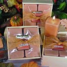 Pumpkin Pie Scented Square Votive 4-piece Gift Set
