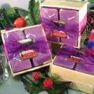 Mixed Berry Scented Square Votive 4-piece Gift Set