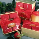 Strawberry Cheesecake Scented Square Votive 4-piece Gift Set