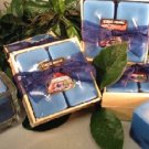 Blueberry Muffin Scented Square Votive 4-piece Gift Set