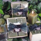 Pear Glaze Scented Square Votive 4-piece Gift Set