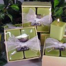 Honeydew Melon Scented Square Votive 4-piece Gift Set