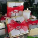 Peppermint Scented Square Votive 4-piece Gift Set