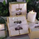 White Rose Scented Square Votive 4-piece Gift Set