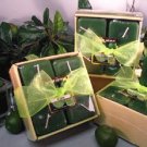Lime Scented Square Votive 4-piece Gift Set