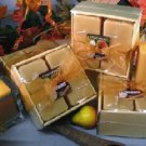 Spiced Pear Scented Square Votive 4-piece Gift Set