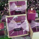 Tranquility Aromatherapy Scented Square Votive 4-piece Gift Set
