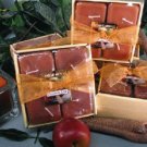 Cinnamon Apple Scented Square Votive 4-piece Gift Set