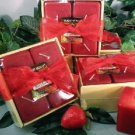 Strawberry Scented Square Votive 4-piece Gift Set