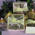 Granny Smith Apple Scented Square Votive 4-piece Gift Set