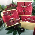 Black Cherry Scented Square Votive 4-piece Gift Set