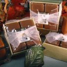 Amaretto Coffee Scented Square Votive 4-piece Gift Set