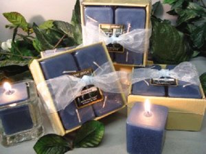 Refreshing Aromatherapy Scented Square Votive 4-piece Gift Set