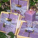 Sweet Pea Scented Square Votive 4-piece Gift Set