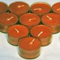 Cranberry Scented Premium Palm Oil Tealights in Clear Cups (set of 12)