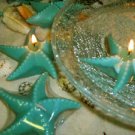 Floating Greenish Blue Starfish Relaxation Scented Candle (Set of 3)