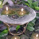 Heart-Shape Green Leaf Floating Candle (3 Pack)
