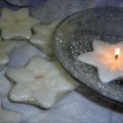 3"" White Snowflake Peppermint Scented Floating Candles (Set of 3)