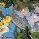 Floating Butterfly - Light Blue Floral Scented Candle (3 Pack)