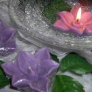 Violet Freesia Flower- Floral Scented Floating Candle (3 Pack)